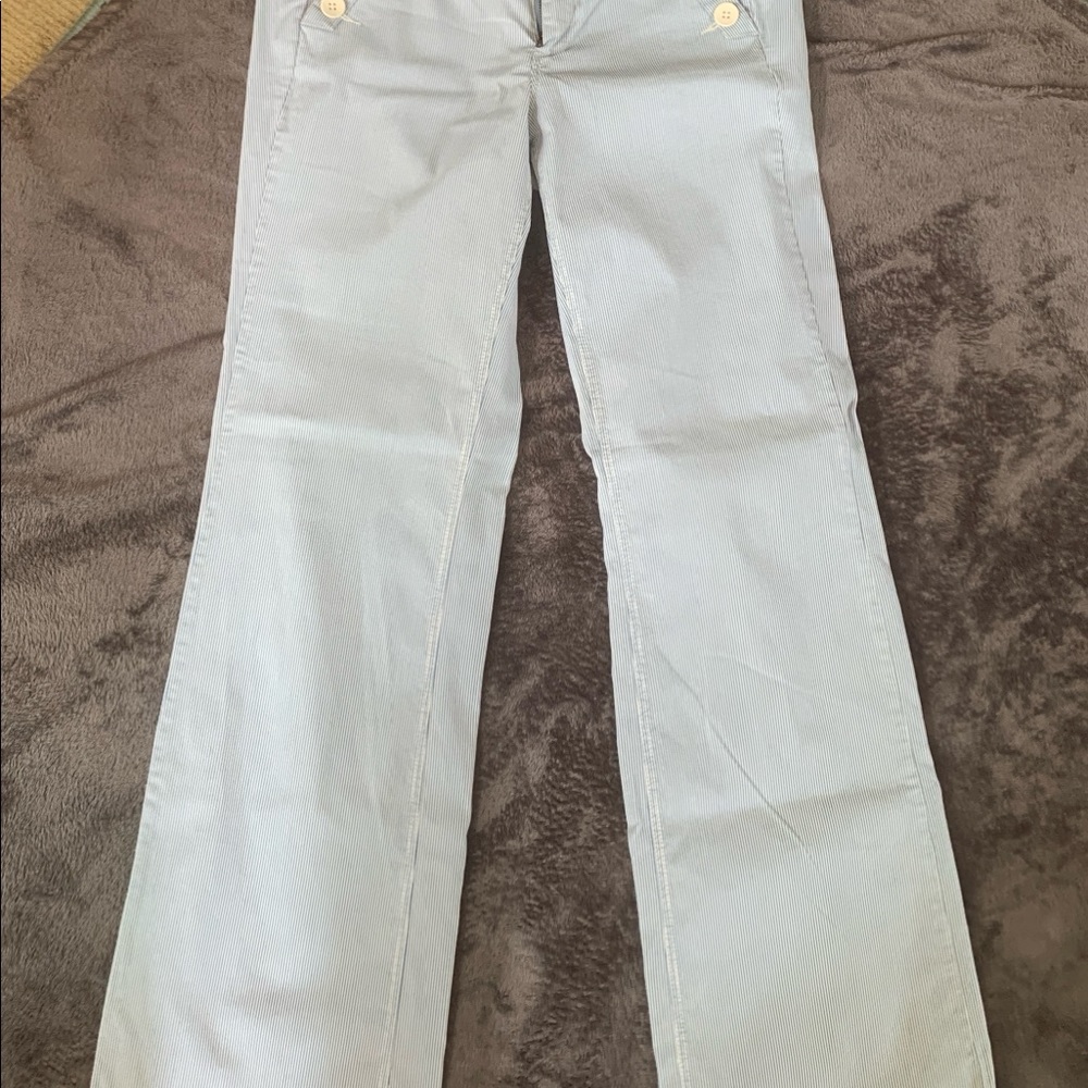 G1 Factory classic sailor seersucker trousers